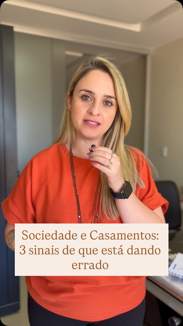Casamentos e sociedades têm mais em comum do que você imagina… 💍🤝
Existem sinais claros de que algo não vai bem — seja no amor ou nos negócios.

👩‍⚖️ Ignorar esses sinais pode custar caro: um divórcio doloroso ou a falência de uma empresa.
👉 Você já percebeu algum desses sinais na prática?

#direitowmpresarial #direitodefamília #empreendedorismo #advocacia